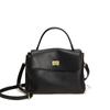 [Processamento personalizado] Bolsa macia Cowhide Commuter Retro Bolsa Quadrada Pequena All-match Moda Ombro Crossbody Bolsa das Mulheres