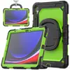 Adequado para Samsung 2025Tab S10Fe Capa de Tablet em Silicone com Suporte de Pulseira Giratório S9/S9Fe Capa Protetora