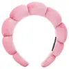 Diadema de Esponja con Cabeza de Flor Transfronteriza de Amazon para Volumen Craneal Alto, Unisex, Eliminación de Maquillaje, Lavado de Cara, Diadema de Nube, Accesorios para el Cabello al por Mayor