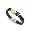Joias atacado moda simples personalidade suave gravado pulseira masculina e feminina casal pulseira de aço titânio acessórios pulseira