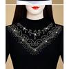 Moda Mangas Largas Cálido Nuevo Capa Base Otoño e Invierno Polar Cuello Medio Alto Versátil Top Canalé 1*1 Derong