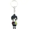 Llavero de Dibujos Animados Estilo Japonés de Puerta Dios Llavero Colgante de Llave de Goma Suave de PVC DIY Mochila Teléfono Bolsa de Llaves de Coche Pequeño Accesorio