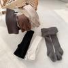 Meia-calça infantil Weimu outono e inverno leggings infantis forrados com fleece espessados estilo estrangeiro leggings de bebê