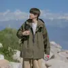 Chaqueta Estilo Cityboy Japonés para Hombre Otoño Versátil con Capucha Chaqueta de Montañismo Oversize Marca de Moda Chaqueta para Exteriores