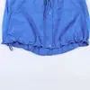 Chaqueta plisada marca Z europea y americana AliExpress, nailon moderno, venta caliente transfronteriza ropa para mujer, azul real, otros estilos dulces y lindos