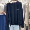 Sudadera Fina Estilo Europeo y Americano 2025 para Mujer, Primavera y Otoño, Tallas Grandes, Estampada, Corte Holgado, Estilo Bf, Estilo Perezoso, Manga Larga, Exportación