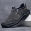 Zapatillas de Otoño Versátiles Zapatos Casuales para Hombre Zapatos Perezosos sin Cordones de Moda Suela Suave Zapatos de Trabajo Zapatos para Hombre Transfronterizos