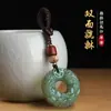 Colgante Llavero Pixiu Estilo Étnico con Vidrio Grabado por Ambos Lados, Colgante Pequeño para Bolsos, Regalo