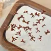 Accesorios de Resina para Uñas con Forma de Lazo Tendencia Versátil Mini Pajarita DIY Decoraciones de Uñas de Dibujos Animados