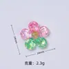 Hielo Transparente Lentejuela Flor Dibujo Animado Hecho a Mano DIY Accesorios para Joyería Pegamento de Crema Accesorios Resina Pequeños Accesorios Material para Pasador de Pelo
