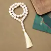 33 Piezas de Cuentas de Oración Cruzadas de 14*14 mm, Pulseras Árabes Ensartadas a Mano, Cuentas Hechas a Mano, Pulseras con Borlas de Color Sólido, Fábrica de Cuentas de Oración