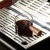 Taza Medidora de Onzas para Espresso Italiano con Escala, Taza Medidora de Vidrio con Doble Pico, Mini Taza de Leche Casera Estilo Japonés