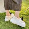 Pantuflas de Algodón para Mujer Invierno y Otoño Pantuflas de Algodón Resistentes a la Suciedad Suela Gruesa para Exterior Antideslizantes Dormitorio de Estudiantes Pantuflas Cálidas de Luna