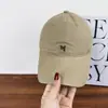 Gorra de Béisbol Suave con Bordado de Letras Estilo Coreano para Mujer, Nueva Gorra de Pico Curvo Simple Versátil para Adelgazar la Cara para Hombre, Primavera y Otoño