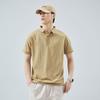 Camisa Masculina de Manga Curta com Gola Polo 2026 Verão Qualidade Camisa Polo Masculina Casual de Negócios Camiseta Versátil de Seda Gelada Bordado Masculino