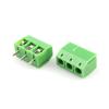 Terminal de cableado PCB de tornillo de 2 pines y 3 pines, paso KF301-5.0MM, base de cableado de 300 V y 15 A