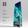 Nuevo Color Impreso Trofeo Cristal Creativo Metal Alto Nivel Atmosférico Senior Empleado Destacado Retrato Medalla Honorífica