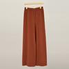 Pantalones cortos de cintura media de lana peinada y seda morera, de pierna ancha, holgados, ajustados y de estilo informal para mujer (2023)