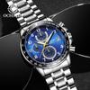 OCHSTIN/Augustenden Nuevo Producto Transfronterizo Reloj de Hombre Deportivo de Segundos para Correr Correa de Acero Sólido Reloj Casual Agua