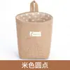 Almacenamiento de Escritorio Creativo de Algodón Lino Colgante Trasero de Puerta de Dormitorio Almacenamiento de Pared Bolsa Colgante Cesta de Almacenamiento de Yute