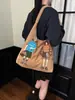 Bolso Tote de Gran Capacidad Estilo Lujo Ligero para Viajes Diarios de Mujer 2026 Nueva Moda de Primavera Bolso Casual de Hombro/Axila de Lana de Cordero