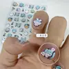 Pegatina de Arte para Uñas de Chica Anime Hatsune Nueva Tecnología Plana Dibujos Animados Japoneses Dibujos Animados Linda Chica Linda Pegatina Adhesiva para Uñas