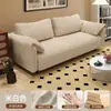 Sofá de tela para sala de estar, dormitorio, sofá perezoso, apartamento pequeño, casa de alquiler, sofá cama recto de una o dos filas de celebridad de internet