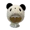 Chapéu de Tricô com Proteção de Orelha Animal Outono e Inverno Chapéu de Tricô Infantil Estilo Quente para Bebê Chapéu de Lã Forro de Algodão Peludo