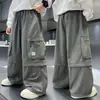 Roupas infantis para meninos, nova coleção outono 2026, calça reta solta, calça cargo estilo jogger infantil grande para primavera e outono, atacado