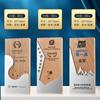 Trofeo de Cristal Creativo de Madera Sólida Personalizado Empleado Destacado Impresión a Color Medalla con Foto Reconocimiento Souvenir Tarjeta de Autorización Personalizado