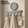 Ganchos de cocina, estante de almacenamiento multifuncional, montado en la pared, no requiere perforación, fuerte capacidad de carga, para guardar espátulas, cucharones y paños de cocina