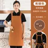 Venda Direta de Fábrica Avental de Lona Impermeável de Alta Qualidade Personalizado para Catering de Verão Fino Respirável Avental de Cozinha Roupa de Trabalho para Mulheres
