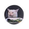 Broche de Lata de Gato Fofo de Desenho Animado para Menina Decoração Versátil para Roupas Bolsa de Lona Emblema