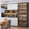 Aparador Nordic para Vino Moderno Sencillo Todo en Uno Armario Alto de Pared Sala de Estar Armario para Vino Armario de Almacenamiento Armario para Té
