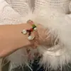Pulseira de Estilo Étnico Retrô para Mulheres, Ágata da Sorte, Pulseira de Jade de Seda Dourada, Pulseira de Abóbora e Lótus da Sorte
