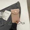 Bolso para teléfono móvil de mujer 2026 verano nuevo diseño de moda bolso bandolera con cadena, bolso cuadrado pequeño de alto valor, bolso de hombro y axila para mujer
