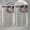 Pestañas Yingmeijia Pequeñas Delgadas Porcelana Azul y Blanca Gran Capacidad Segmentadas Naturales Racimo Individual Artificiales Gruesas Cómicas Falsas para Gente Perezosa