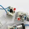 Enchufe Transparente Bobina de Válvula Solenoide Hidráulica Caja de Cableado del Solenoide 24V 220V con Cabezal de Luz Indicadora