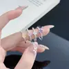 Estrellas Caen en las Yemas de los Dedos, Dulce y Fresca Colorida Estrella de Cinco Puntas Anillo Abierto de Circonio Único, Apilamiento Simple, Femenino, Lujo Accesible Estilo Coreano Anillo