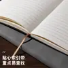 Sijin cuaderno mayoreo libreta negocios actas de reunión oficina A5 piel suave libro dorado logo imprimible