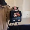 Bolso de Leopardo Súper Caliente de Nicho para Mujer 2026 Nuevo Otoño/Invierno Mochila Versátil Estilo Escolar Para Clase Viajes Diarios Mochila Escolar Pequeña