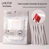 Lmltop Pincel Descartável para Lábios Pacote com 50 Flocado PP Batom Brilho Labial Pincel Batom Pincel de Maquiagem para Lábios B0517