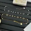 Nuevo Collar Dior 2025 con Perlas y Cristales Cd Incrustados para Mujer, Moda Elegante y Sencilla, Collar de Lujo Ligero de Alta Gama Dior
