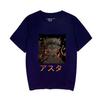 Suministro transfronterizo de fábrica Black Clover: camiseta holgada de manga corta con estampado de Black Clover en talla grande.