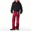 Sudadera con capucha de punto nueva de otoño e invierno estilo chino, con botones diagonales, colores contrastantes, corte holgado, diseño simple y un toque de moda moderna