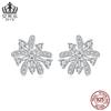 Pendientes de Fuegos Artificiales Joker Evelle Plata de Ley s925 Pendientes de Circonita Brillante Joyería de Moda Pendientes Joyería al por Mayor Mujeres