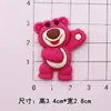 Bordado Desenho Morango Urso Adesivo Macio Buraco Sapatos Flor Capa de Celular Copo de Água Acessórios de Cabelo Prendedor de Cabelo Título Acessórios de Joias