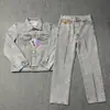 Marca de moda de alta calidad transfronteriza corteiz LOGO Devil Island bordado unisex chaqueta de mezclilla casual traje