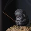Rey Mono de Arena Morada Mascota de Té Mini Inserto Fragante Mesa de Té Adornos de Juego de Té Sala de Té Zen Asiento Fragante Puede Criar Accesorios para Ceremonia del Té