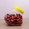 Fornecedor de Garrafas Plásticas Transparentes, Potes para Armazenamento e Embalagem de Cascas de Tangerina, Potes Armazenadores Balão Grandes de 2,5L com Formato Irregular e Boca Larga
